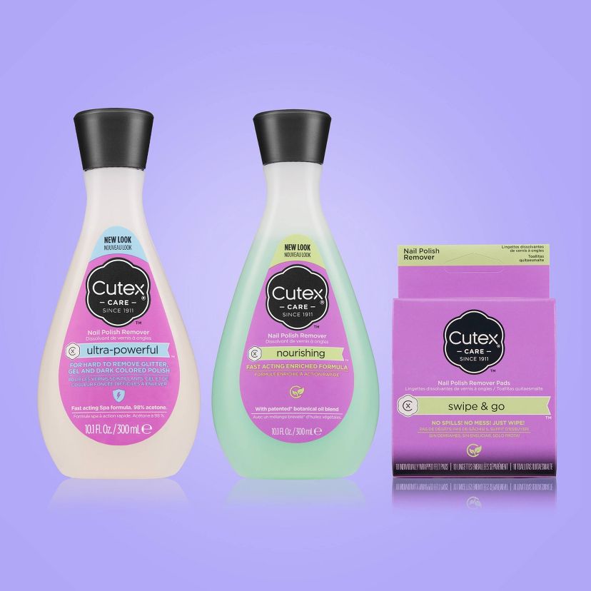Cutex Salon-Quality Nail Polish Remover Collection