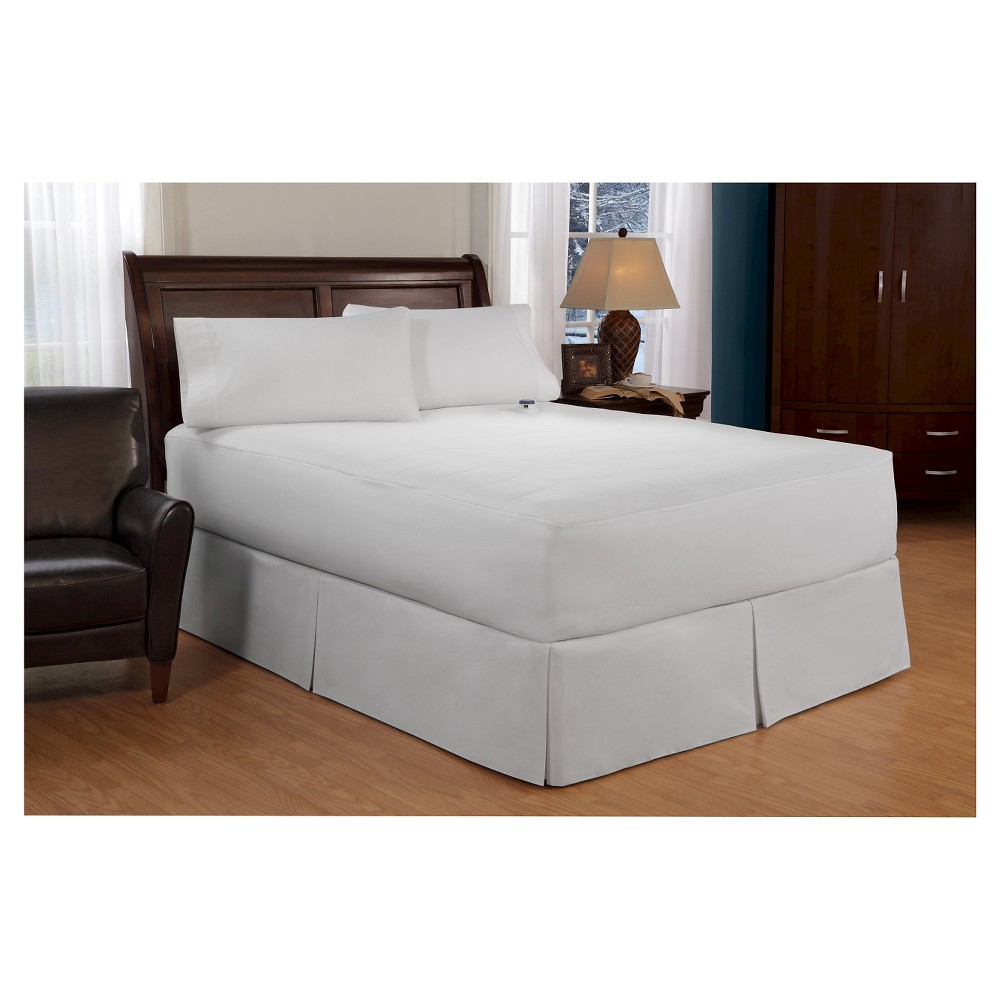 Safe and Warm Plush Velour Low Voltage Electric Heated Mattress Pad