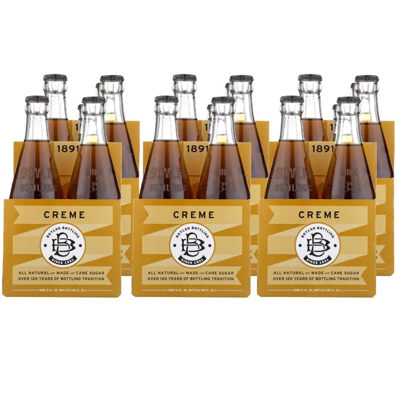 Boylan Bottling Creme Soda - Case of 6/4 pack, 12 oz, 1 of 6