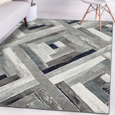 Luxe Weavers Lagos Collection Passion 2x3 Modern Abstract Area Rug : Target