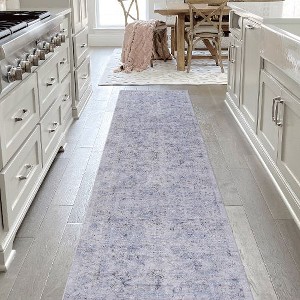 Kumasinova Area Rug, Non-Slip Low-Pile Living Room Rug, Boho Washable Rugs, Stain-Resistant Door Mat, Kids & Pets Friendly - 1 of 4