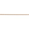 Black Bow Jewelry 14k Rose Gold 1.5mm Handmade D/C Solid Rope Chain Necklace - 2 of 4