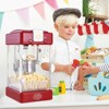 VEVOR Popcorn Maker, 300W Popcorn Popper Machine, 2.5 Oz Kettle Makes 4 QT per Batch, Tabletop Popcorn Maker with PP Door, Includes 2 Scoops, Red - 2 of 4