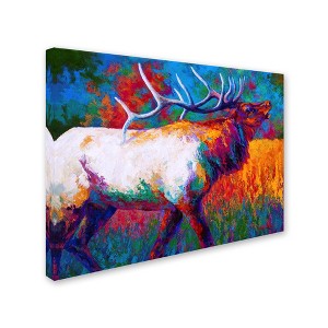 Trademark Fine Art -Marion Rose 'Chorus Elk' Canvas Art - 1 of 3