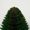 SEVOBAL Tree Ornaments Handmade Vividly Green Paper Tree, Sustainable Festive Decor for Christmas and Holiday Displays, Green, 6.8"*6.8"*8" - 4 of 4