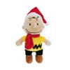 Charlie Brown from Peanuts in Red Santa Hat 8 inch Plush - 2 of 3
