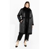 Women's Plus Size Hayden Coat - black | CITY CHIC - 2 of 4