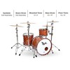 Hendrix Drums Perfect Ply Series Bubinga 3-Piece Shell Pack Gloss - 2 of 2
