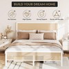 Bed Frame with Headboard and Footboard, Boho Bed Frame with Heavy Duty Sturdy Steel Slat Support - 4 of 4