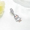 Sterling Silver Duck Charm - Cute Duckling Bead for Bracelets, Animal Lover Gift for Women - 2 of 4