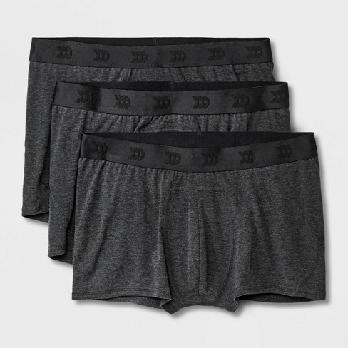 Men's All Day Active Trunks 3pk - All In Motion™ Black Xxl : Target