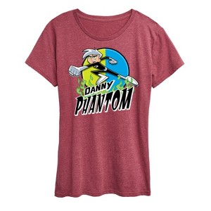 Women's - Danny Phantom - Danny Badge Short Sleeve Graphic T-Shirt - 1 of 4