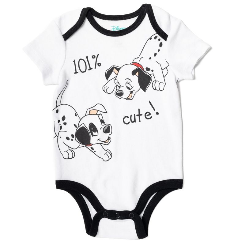 Disney The Aristocats Bambi Disney Classics 101 Dalmations Marie Baby Girls Bodysuit Pants and Headband 3 Piece Outfit Set Newborn to Infant, 3 of 7