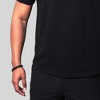 Crucible Men's Double Curb Chain Black Steel Bracelet - 3 of 4