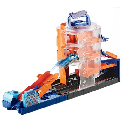 hot wheels city super spin tire shop playset