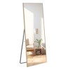 Fourth Generation Solid Wood Frame Long Mirror, Dressing Mirror, Bedroom Foyer, Decorative Mirror, Clothing Store - 3 of 4