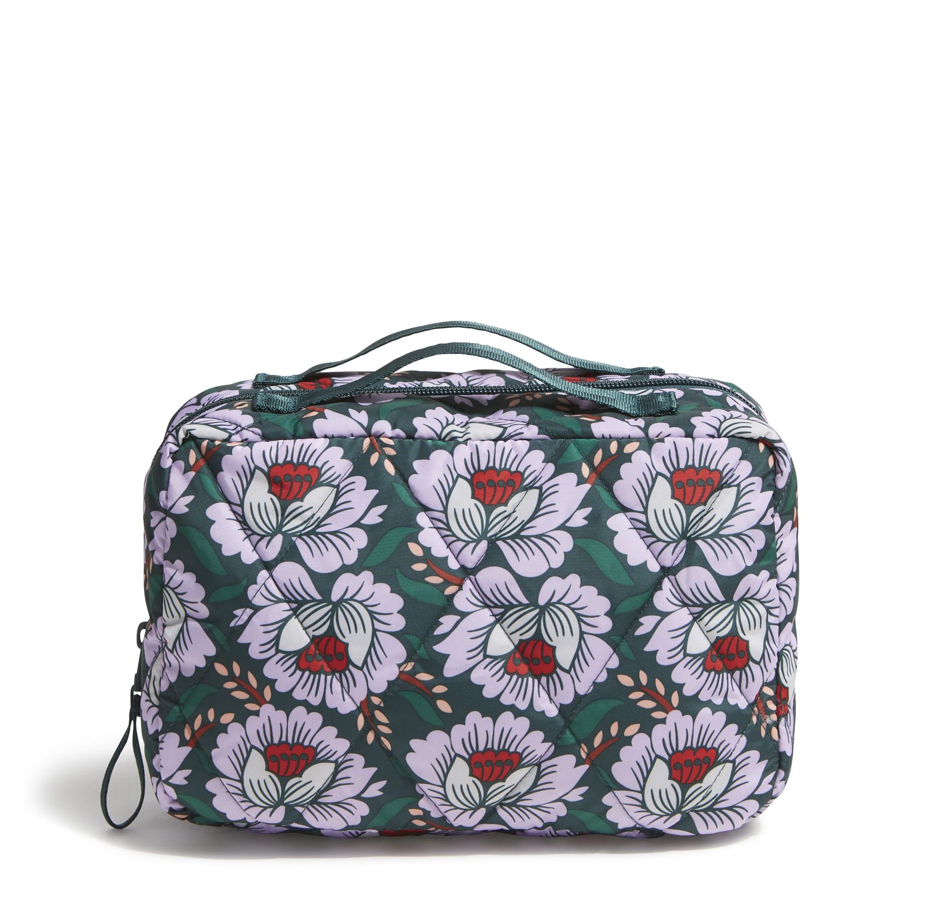 Vera Bradley Women's Outlet Ultralight Essential Hanging Travel Organizer Lotus Sea Moss