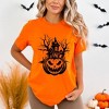 Simply Sage Market Women's Haunted House Pumpkin Short Sleeve Graphic Tee - 2 of 4