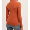 Women's Sofia Shirring Mock Neck Sweater - Hem & Thread - 2 of 4