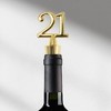 Unique Bargains Bottle Stoppers Zinc Alloy PTR Gold Tone 3.94"x1.50"x0.79" 1 Pc - 2 of 3