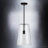 Urban Ambiance Luxury Colonial Pendant Light,  15.875"H x 10.5"W,  Midnight Black Finish, UHP3101 - 3 of 4