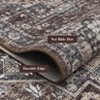 Vintage Area Rugs for Living Room Bedroom Washable Low Pile Non Slip Foldable Carpet Indoor Soft Retro Printed Distressed Rug - 4 of 4