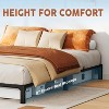 TWIN Size Bed Frame 6 Inch, Metal Platform, Durable Iron Slat Support, Support Up to 800 Lbs, Storage Space Under Bed, No Box Spring Needed - 4 of 4
