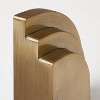 Layered Brass Bookends - Hearth & Hand™ with Magnolia - 3 of 3