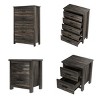 Traditional 4-Piece Queen Bed Set with USB Charging Headboard, 2 Nightstands and 5-Drawer Dresser for Master Bedroom-Cuddlewood - 4 of 4