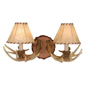 Vaxcel Lodge 2 - Light Sconce in  Noachian Stone - 1 of 3