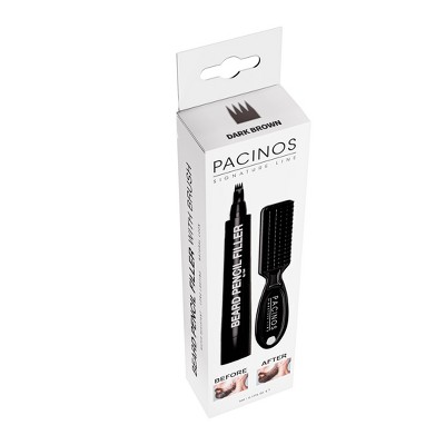 PACINOS Beard Pencil Filler - Dark Brown: Hair Coloring, Color Touch-Up Systems, Applicator Included