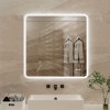36 X 36 Rectangular Framed Dimmable Anti-Fod LED Wall Bathroom Vanity Mirror Lighted Mirror - 2 of 4