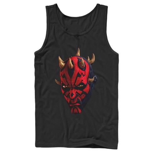 Men's Star Wars: The Clone Wars Darth Maul Big Face Tank Top - image 1 of 4