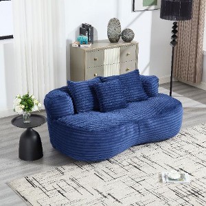 CAVINAS Bean Bag Chair for Adults and Kids, Durable Comfort Lounger High Back Bean Bag Sofa, Indoor & Outdoor - 1 of 4