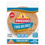 Mission Carb Balance Burrito Size Whole Wheat Flour Tortillas - 20oz/8ct
