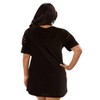 Women's Plus Size Jersey Cut Out Cover Up Dress - Always for Me - 2 of 3