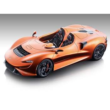 2020 McLaren Elva Convertible Matt Orange Metallic "Exclusive Collection" Series Ltd Ed to 69 pcs 1/18 Model Car by Tecnomodel