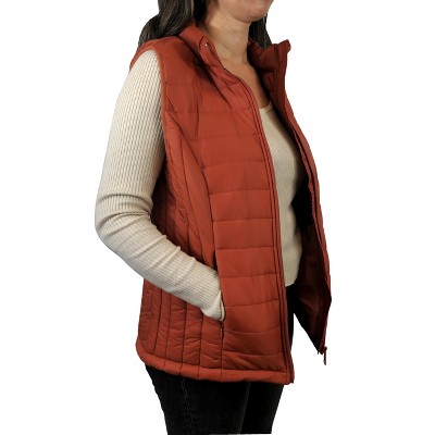 Женские жилеты Victory Outfitters Ladies’ Quilted Puffer Vest – Lightweight Insulated Outerwear for Women Blue S — фото 3