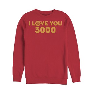 Men's Marvel I Love You 3000 Arc Reactor Sweatshirt - 1 of 3