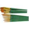 Sax Optimum Golden Synthetic Taklon Paint Brushes for School and Arts and Crafts Use, Assorted Sizes, Set of 72 - 3 of 4