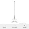Van Nuys 16" Pendant Light Brushed Nickel Modern Industrial Ceiling Fixture - 2 of 4