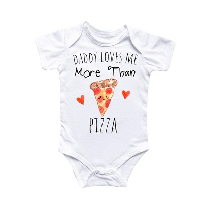 Pizza Love - Baby Boy Girl Clothes Infant Onesie® Funny Cute Newborn GS1