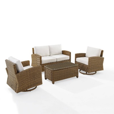 4pc Bradenton Outdoor Steel Conversation Set - Crosley
