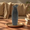 FURNIinspire Decorative Vases Handmade Traditional Flower Vase Pottery Ceramic Vase Elegant Home Living Room Decor, Black, 3.5"*3.5"*11.5" - 2 of 4