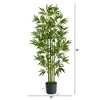 Nearly Natural 5-ft Bamboo Artificial Tree - 2 of 4