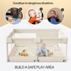 Fodoss 59x59in Baby Playpen – Safe and Durable Activity Fence for Babies and Toddlers, Indoor & Outdoor Use, Perfect for Playtime and Learning - 3 of 4