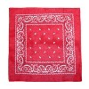 CTM Cotton Paisley All-Purpose Bandanas (Pack of 5 of Same Color) - 3 of 4