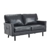 TiramisuBest Loveseat Sofa, Modular Sectional Sofa with Storage, Sideboard Buffet Style Design for Living Room - 2 of 4
