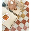 Rainbow Checker Indoor Rug, 4'W x 5'5"L" - 4 of 4