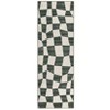 Washable Area Rugs Living Room Rug Modern Geometric Checkered Rug Soft Foldable Area Rug for Bedroom - 3 of 4